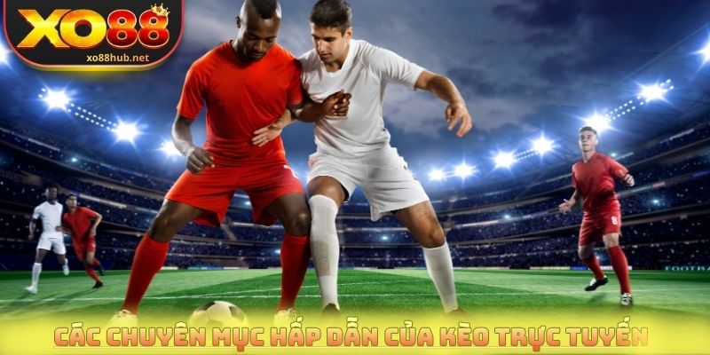 Các chuyên mục hấp dẫn của kèo trực tuyến