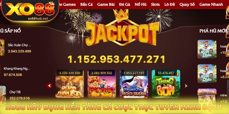 Xo88 xây dựng nền tảng cá cược trực tuyến minh bạch